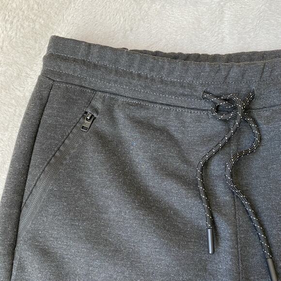 Southpole At Knee Length Knit Shorts Men S Heather Charcoal Zip Pocket NWT - Picture 3 of 8